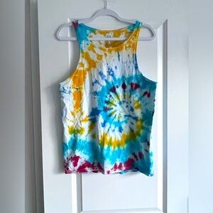 Fruit of the Loom tie-dye tank like new condition